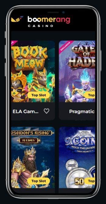 Boomerang Casino Sloveniji: Seznam Bonov in Igr brez Depozita