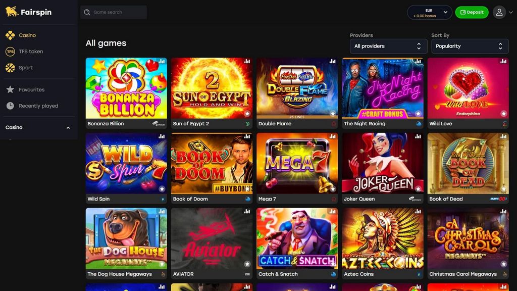 Fairspin Casino Site Review 2026